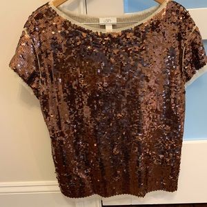 Sequin party top